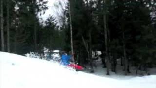 Frontflip on twintip || ski edit from Tryvann