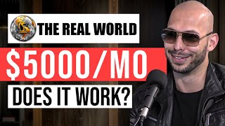 How I Made $5,000 From The Real World by Andrew Tate (Payment Proof)