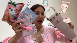 Unboxing gifts from thailand ˚˖𓍢ִ໋🌷͙֒✧🩷˚.🎀༘⋆