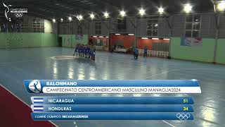 NICARAGUA vs HONDURAS \JUNIOR\ Campeonato Centroamericano Masculino Managua2024