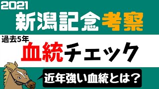 新潟記念2021 考察 過去5年血統チェック【バーチャルサラブレッド・リュウタロウ/競馬Vtuber】