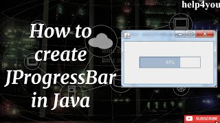 How to create JProgressBar in Java || in NetBeans || Java Swing.