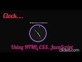 Build a Stunning Digital & Analog Clock 2025 | HTML CSS JavaScript | Real-Time Clock with Day & Date