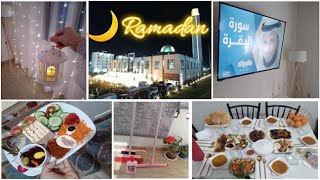 أجواء رمضان🕋لعروسة قديمة🤭في دار شيخي🏡:تنظيف🧹,وصفات 🥘,تجهيز طاولة رمضان والكثير...🇩🇿