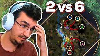 2 Conquerors vs 6 Twitch Gamers in AOE4! (Beasty \u0026 Corvinus)