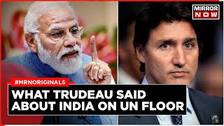 India Canada News | Trudeau At UN Platform Demands "India's Cooperation"  | Hardeep Singh Nijjar
