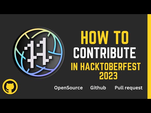 How to do Contribution in Hacktoberfest 2023  Opensource Contribution  Full Guide