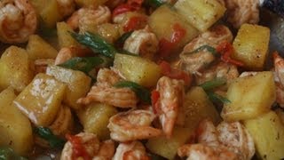 Spicy Jerk Shrimp With Pineapple