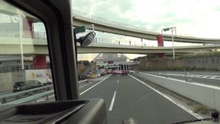 【早朝渋滞】 空港リムジンバス 羽田空港→東京湾アクアライン→木更津駅 東京空港交通 【HD前面展望】 L