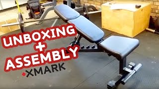 Unboxing and Assembly of the XMark Fitness FID Dumbbell Weight Bench - XM-9010
