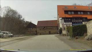 Ortsdurchfahrt im Odenwald/HP: Glattbach (Ost rein, West raus)