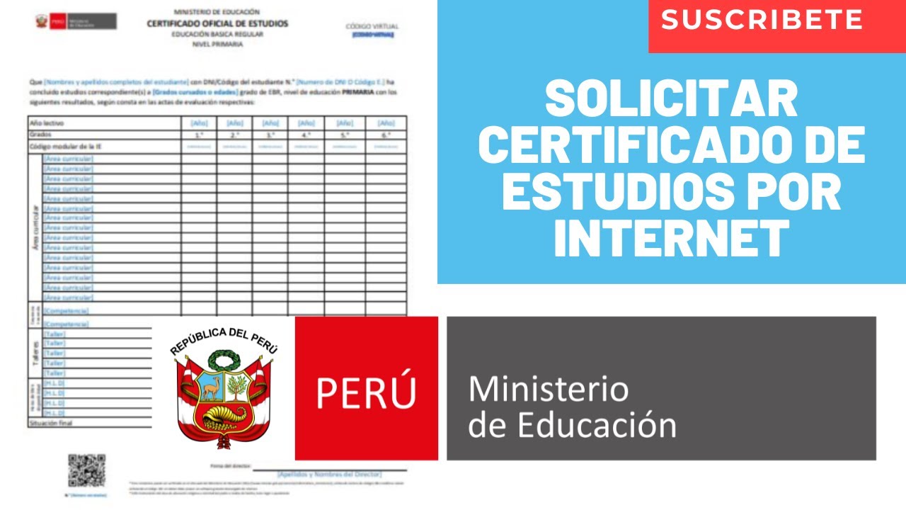 🔥Como Solicitar CERTIFICADO OFICIAL DE ESTUDIOS DIGITAL Por INTERNET ...