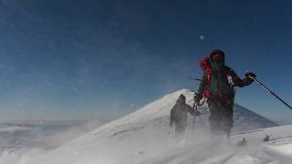 天塩岳  バックカントリー 【北海道雪山登山ガイド】Mt.Teshio  Backcountry skiing Hokkaido Japan snow