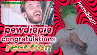 🔥 PewDiePie - Congratulations 😍 Spanish Reaction // Reaccioanando a Congratulations 20.08.2019