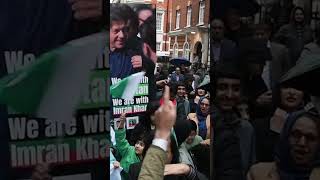 Imran Khan Supporters Protest in London