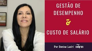 Gestão de Desempenho x Custo de Salário