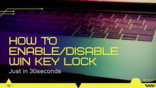 How to enable/disable win key lock |View Lab| #shorts #tech#keyboardhacks