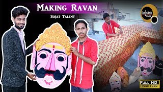 One of Best Biggest Ravan | Making Of Ravan | Largest Ravan in Sojat City | Dussehra Special 2019