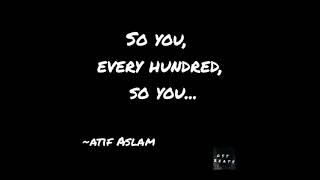 Rafta Rafta (Lyrical)|English Lyrics |Song |Singer: Atif Aslam |OST BEATS| #AtifAslam #englishLyrics