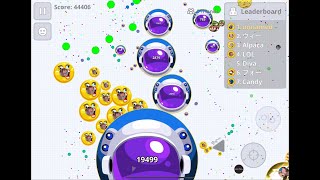 【Agar.io Mobile】煽り朝困鯖と18人維持のLive鯖潰し！