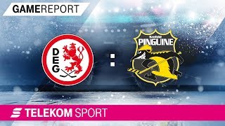Düsseldorfer EG - Krefeld Pinguine | 29. Spieltag, 17/18 | Telekom Sport
