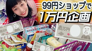 【前代未聞】99円ショップで1万円使い切れるまで帰れまてん！