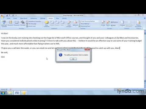 How to send mass emails with personalized greetings | lynda.com tutorial How to send mass emails with personalized greetings | lynda.com tutorial