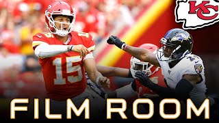 Patrick Mahomes has the NFL Scared - Chiefs vs Ravens Wk3 Film Room  |  Kansas City Chiefs News NFL