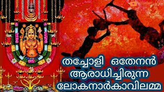 കളരിപ്പയറ്റിന്റെ തറവാടായ ലോകനാർകാവും ലോകനാർകാവിലമ്മയും...