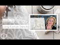 How To: Use Furniture Stencils | Easily Add Detail To Your Furniture | Amy Howard At Home