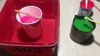 DIY Candle mold paper cup