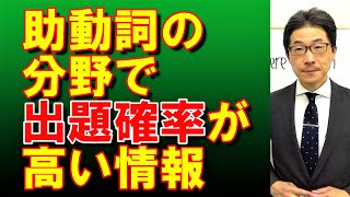 TOEIC文法合宿585助動詞の分野で出題確率が高いものはコレ/SLC矢田