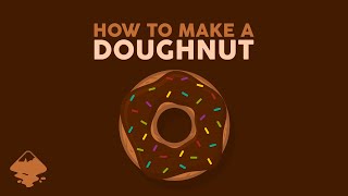 Making a Simple Doughnut | Inkscape Tutorial