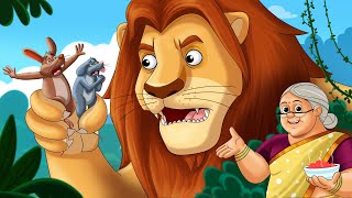शेर और चूहा - Moral Stories for Kids - FunForKidsTV Hindi - Nani Ki Pathshala