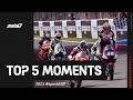 Top 5 Moto3™ Moments | 2023 #SpanishGP 🇪🇸