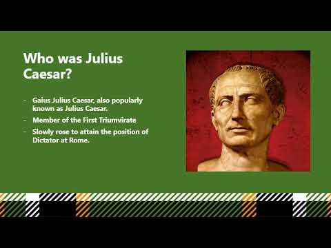 JULIUS CAESAR - THE ROMAN RULER & DICTATOR - YouTube