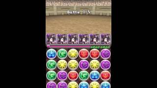 パズドラ「チャレンジダンジョン28 Lv.6【回復なし】」オールシンファ