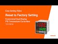 Autonics : Reset to Factory Setting(TCN Series)