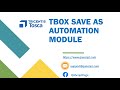 Tosca Tutorial | Lesson 24 - Desktop Automation | Save As Dialog Box | TBox Automation Module |
