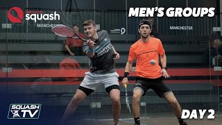 AJ Bell England Squash Challenge 2020 - Men's Groups - Day 2 Roundup