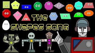 The Shapes Song: Shapes Rap/Chant - Robot Shape Song - The Kids' Picture Show (Fun Learning Video)