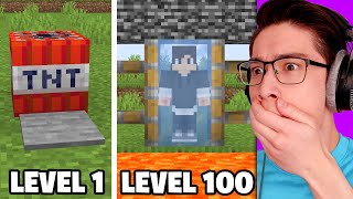 Testing Minecraft Traps From Level 1 to Level 100