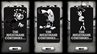 Bendy in Nightmare Run - All Characters Deaths