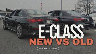 2024 Mercedes-Benz E350 Side-by-Side Comparison with 2023 E350