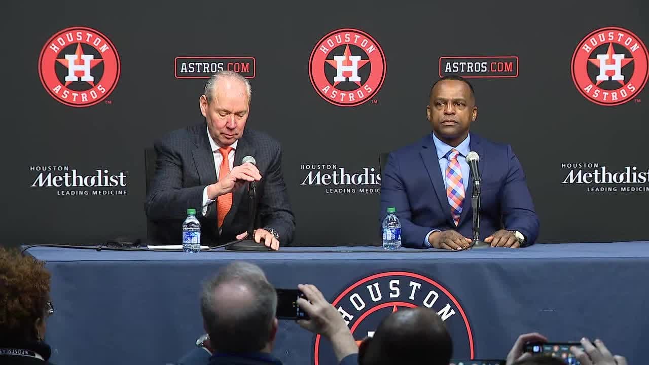 RAW VIDEO: Houston Astros Name Dana Brown New GM - YouTube