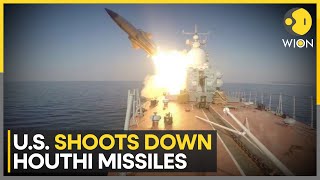 US shoots down Houthi missiles in Red Sea  | Latest News | WION