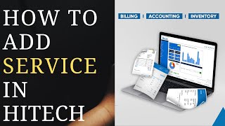 How to add services in Hitech Billing Software in Hindi