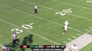 SRU Football Highlights at Gannon