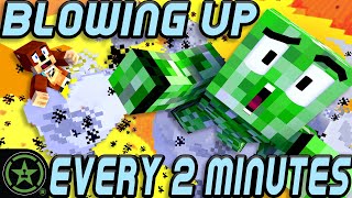 Minecraft BUT Every 2 Minutes we Explode!