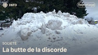 Une butte de neige soulève la controverse dans un CPE à Saint-Adelphe